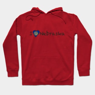 I Love Nebraska Hoodie